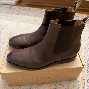 Men's Brown Leather Chelsea Boots